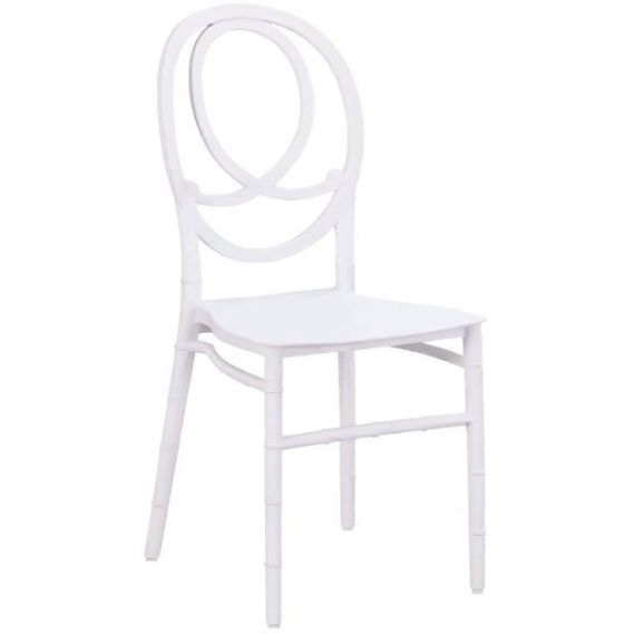 Svadobná stolička PHOENIX SIMPLE, 500 biela