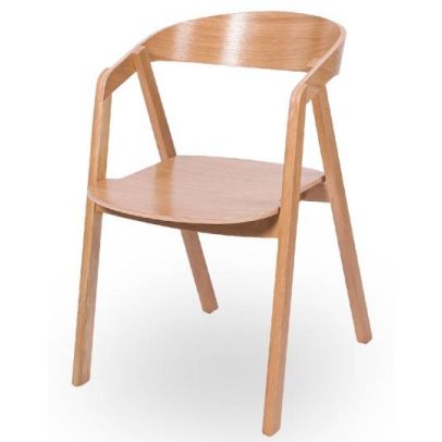 Reštauračná stolička FUTURA, 080 dub