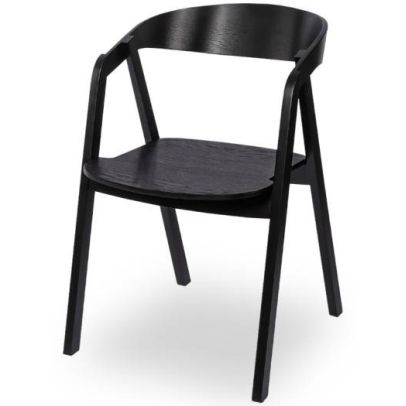 Reštauračná stolička FUTURA, 018 čierna