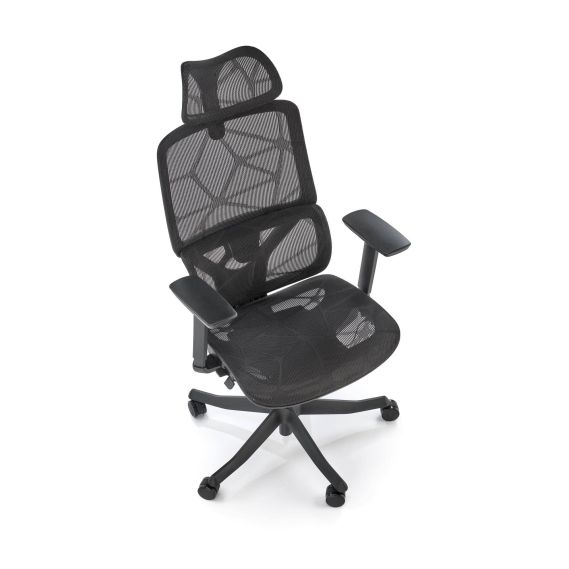 Ergonomická stolička OSVALDO, čierna
