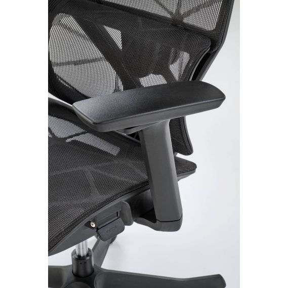 Ergonomická stolička OSVALDO, čierna