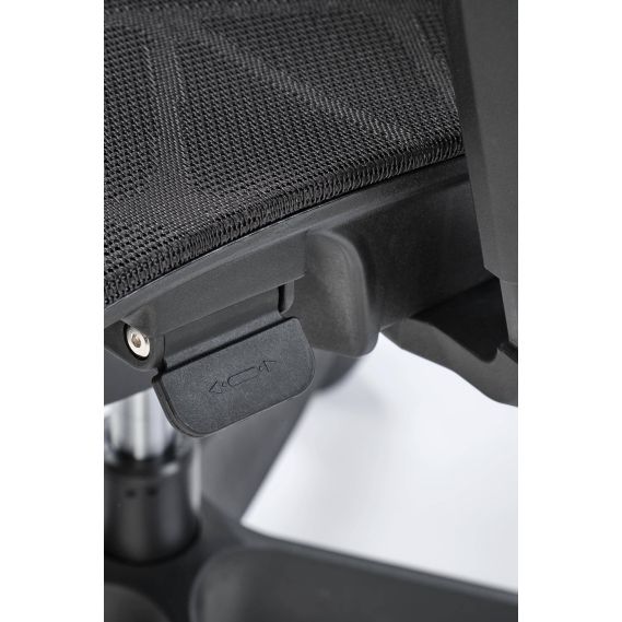 Ergonomická stolička OSVALDO, čierna