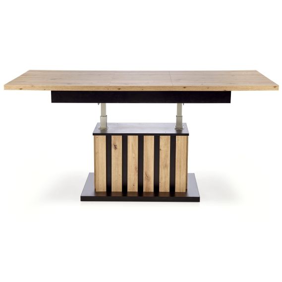 Luxusný konferenčný stolík BARETTI, dub artisan/čierna