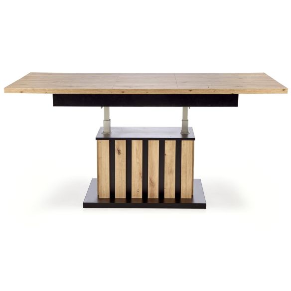 Luxusný konferenčný stolík BARETTI, dub artisan/čierna