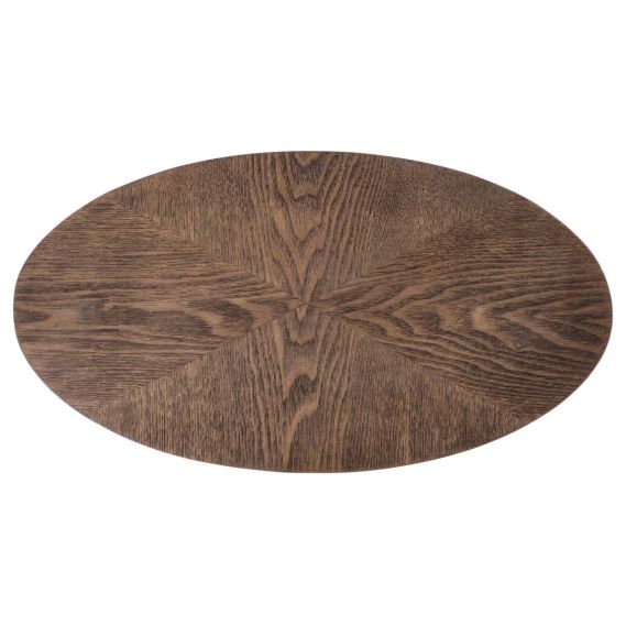 Príručný konferenčný stolík DELPHI, čierne/orech