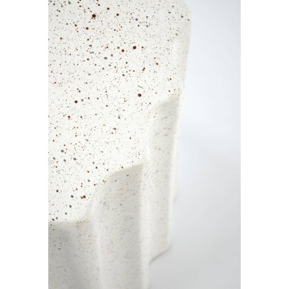 Konferenčný stolík okrúhly FARA, sivé