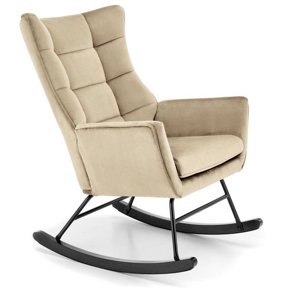 Hojdacie kreslo ušiak BAZALTO, béžové