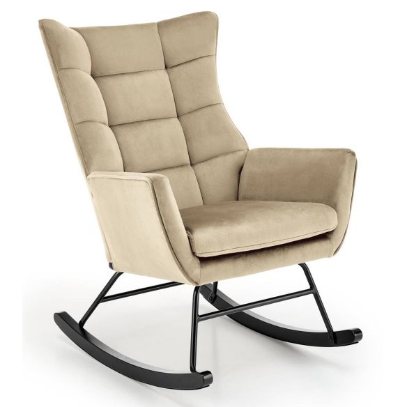 Hojdacie kreslo ušiak BAZALTO, béžové