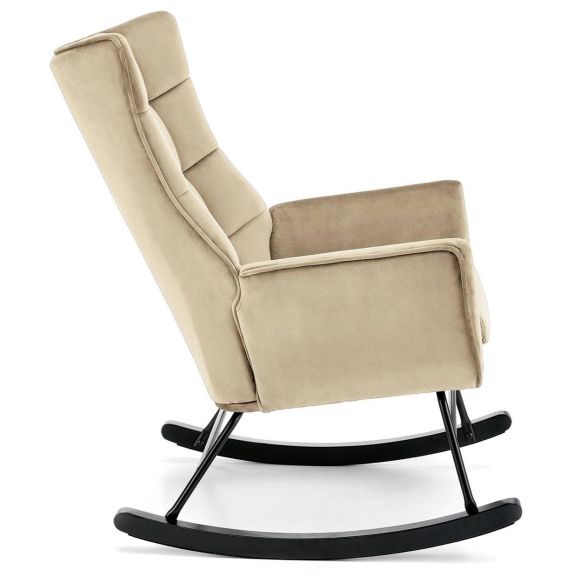 Hojdacie kreslo ušiak BAZALTO, béžové