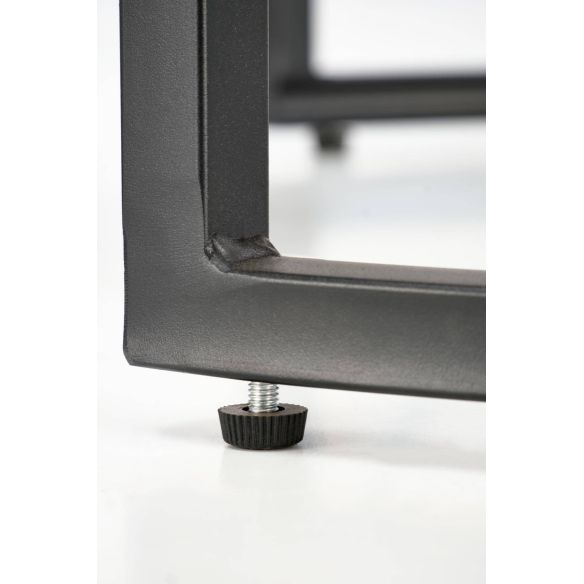 Set konferenčných stolíkov ALEXANDRA, čierna/čierny mramor