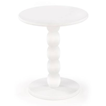 Konferenčný stolík okrúhly CIRILLA, biele