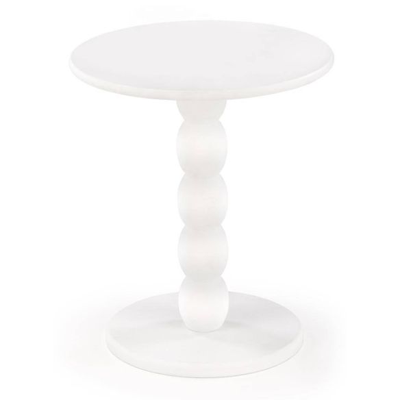 Konferenčný stolík okrúhly CIRILLA, biele