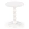 Konferenčný stolík okrúhly CIRILLA, biele