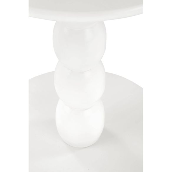 Konferenčný stolík okrúhly CIRILLA, biele