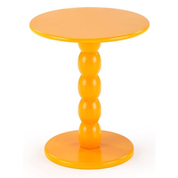 Konferenčný stolík okrúhly CIRILLA, žlté