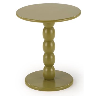 Konferenčný stolík okrúhly CIRILLA, olivová