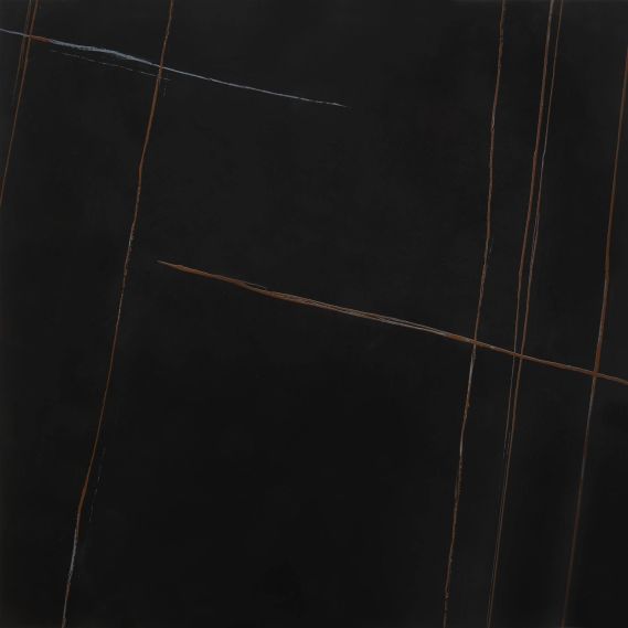 Luxusný konferenčný stolík FELICIA, zlatá/čierny mramor