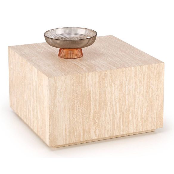 Konferenčný stolík TRAVERTINO KWADRAT, travertýn