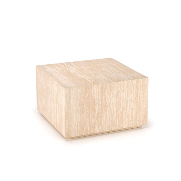 Konferenčný stolík TRAVERTINO KWADRAT, travertýn