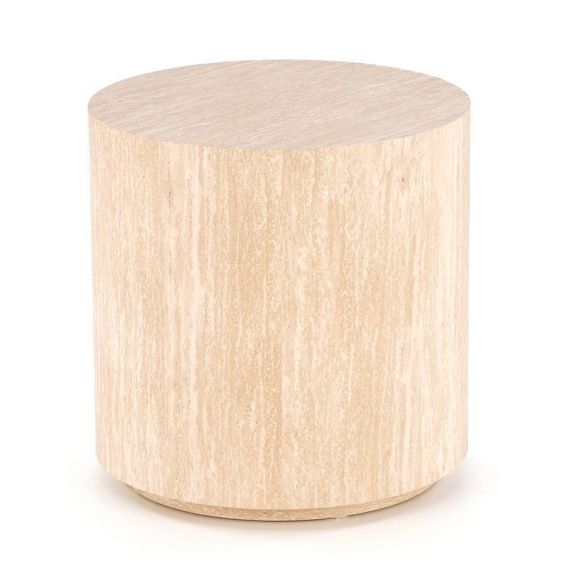 Konferenčný stolík okrúhly TRAVERTINO S, travertýn