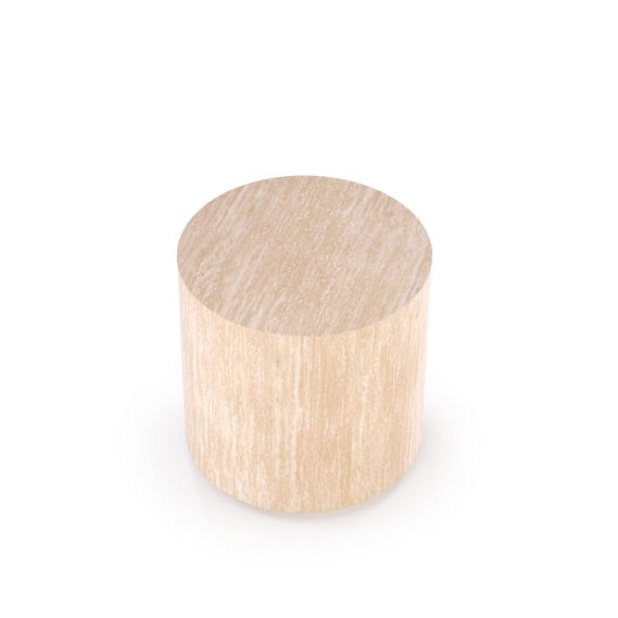 Konferenčný stolík okrúhly TRAVERTINO S, travertýn