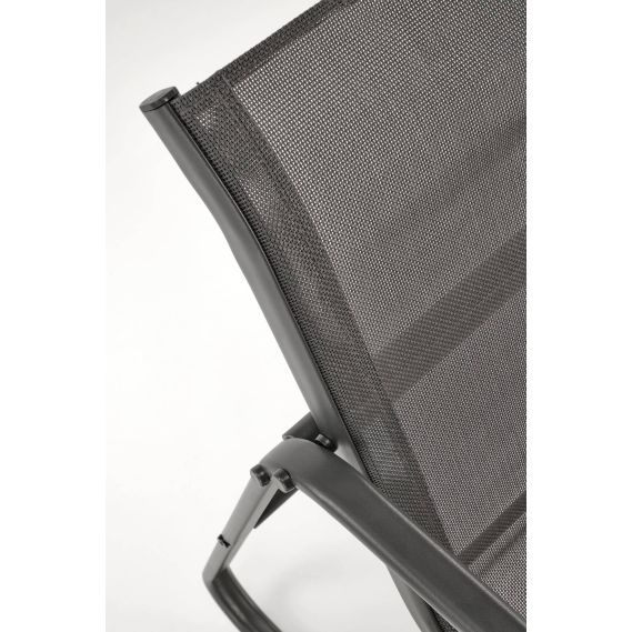 Záhradné sedenie CONOR 2+1+1, tmavo sivá/svetlo sivá