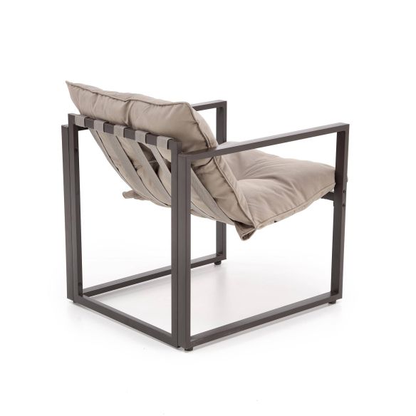 Záhradné sedenie SHARK 2+1+1, tmavo hnedá/cappucino