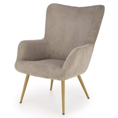 Kreslo ušiak AMARO, sivá hyper 08