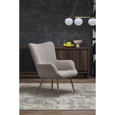 Kreslo ušiak AMARO, sivá hyper 08 2