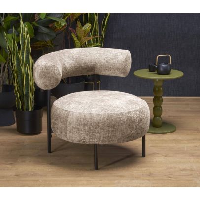 Kreslo do obývačky HAZARD, béžové 2