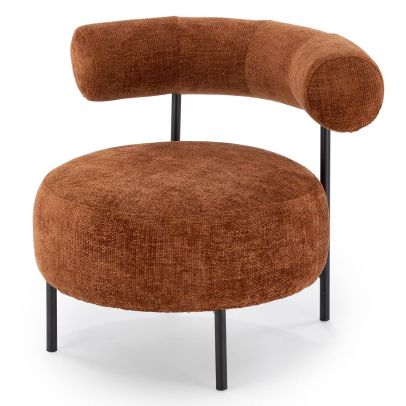 Kreslo do obývačky HAZARD, oranžová haga 44