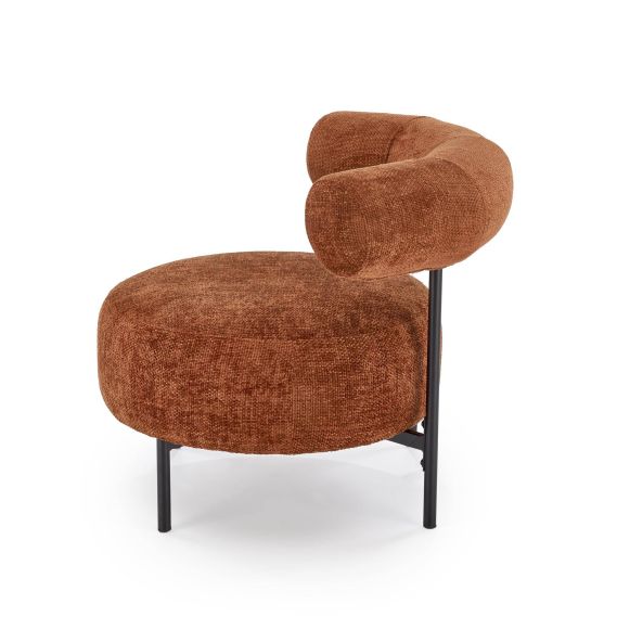 Kreslo do obývačky HAZARD, oranžová haga 44