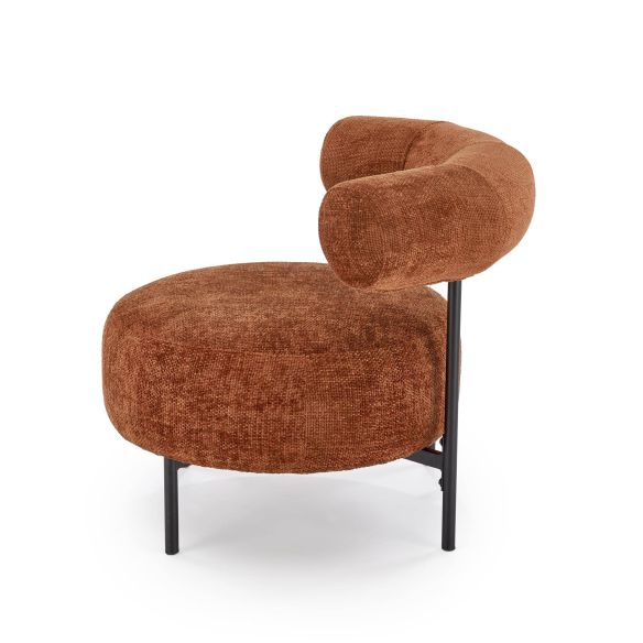 Kreslo do obývačky HAZARD, oranžová haga 44