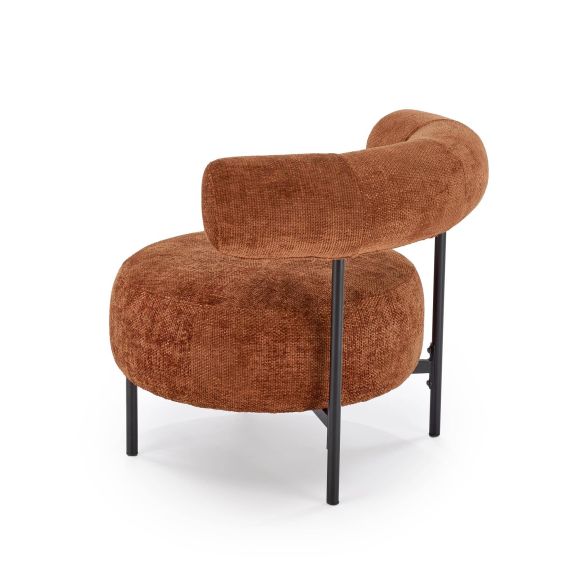 Kreslo do obývačky HAZARD, oranžová haga 44