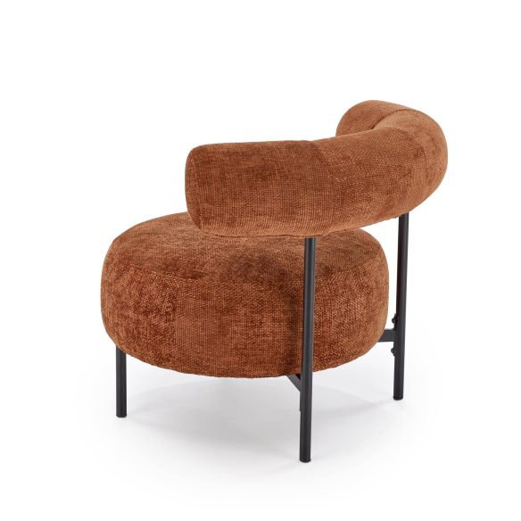 Kreslo do obývačky HAZARD, oranžová haga 44