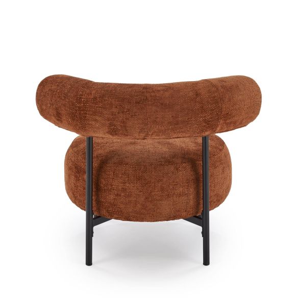 Kreslo do obývačky HAZARD, oranžová haga 44