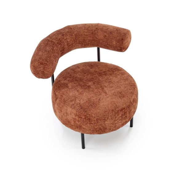 Kreslo do obývačky HAZARD, oranžová haga 44