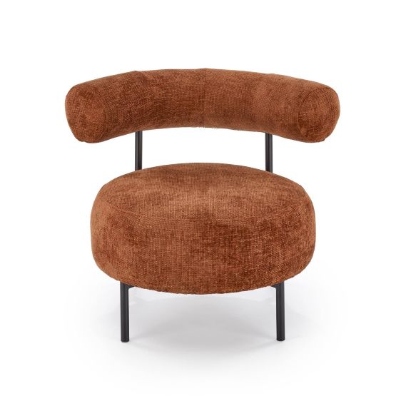 Kreslo do obývačky HAZARD, oranžová haga 44