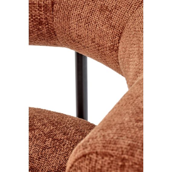 Kreslo do obývačky HAZARD, oranžová haga 44