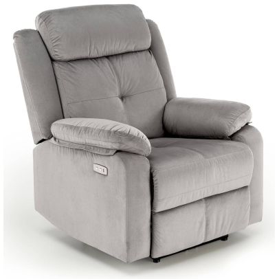 Relaxačné kreslo LORIS, sivá