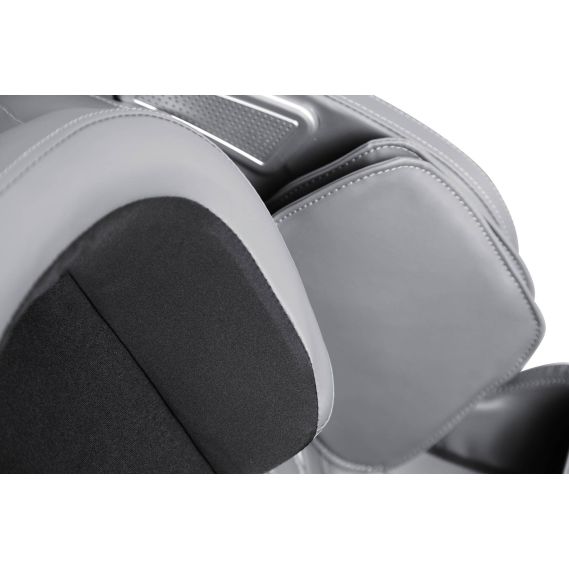 Masážne kreslo SOLARIA, sivá/krémová