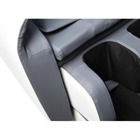 Masážne kreslo SOLARIA, sivá/krémová