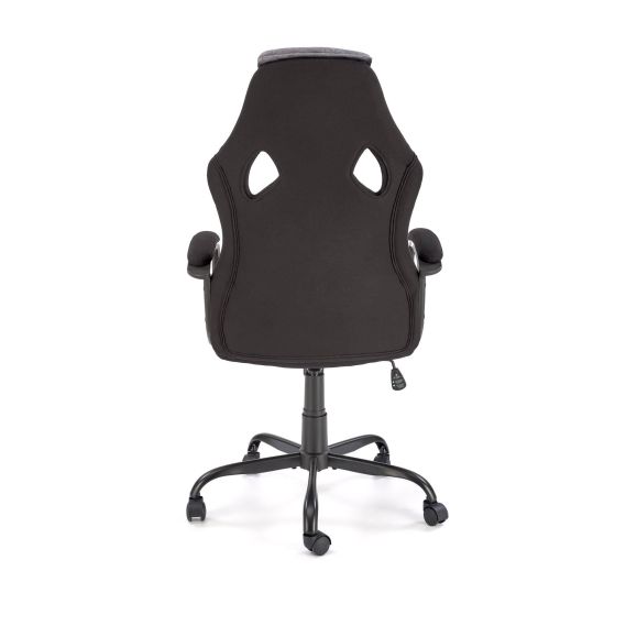 Kancelárska stolička JENSEN, čierna/sivá/červená