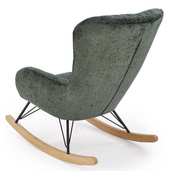 Hojdacie kreslo CASTRO, tmavá zelená