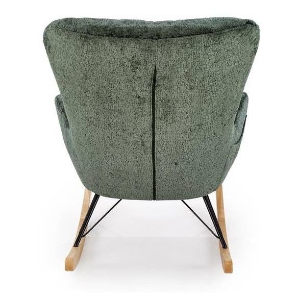 Hojdacie kreslo CASTRO, tmavá zelená