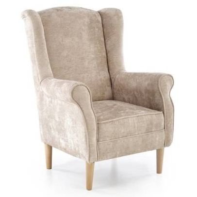 Kreslo ušiak HERMES, béžová