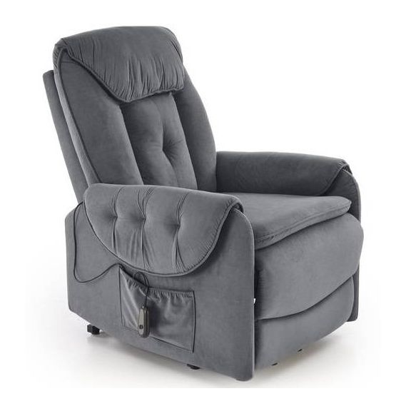 Relaxačné kreslo HORTON, sivá mavel 14