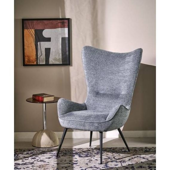 Kreslo do obývačky JUKON, sivá raven 10