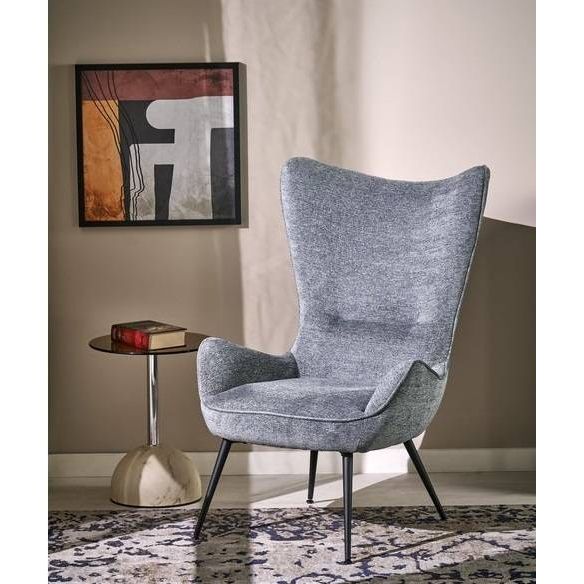 Kreslo do obývačky JUKON, sivá raven 10