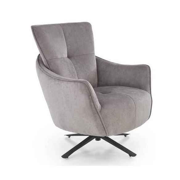 Kreslo do obývačky SCAMPI, sivá havana 10